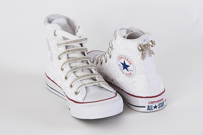 converse bianche in pizzo 30