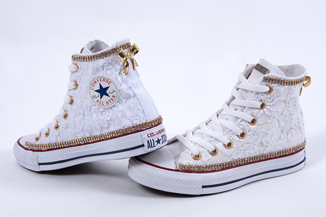 converse strass blu