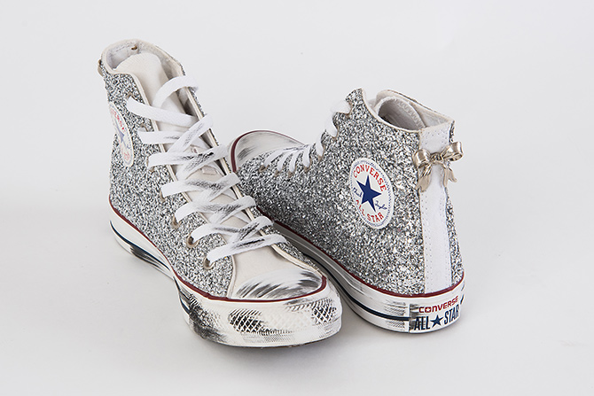 all star glitter fai da te