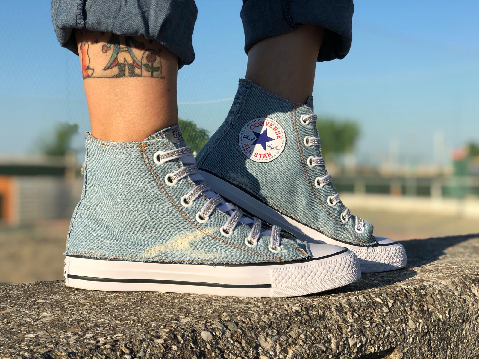 Converse All Star Custom Jeans Deluxe | LillyLab Laboratorio Creativo