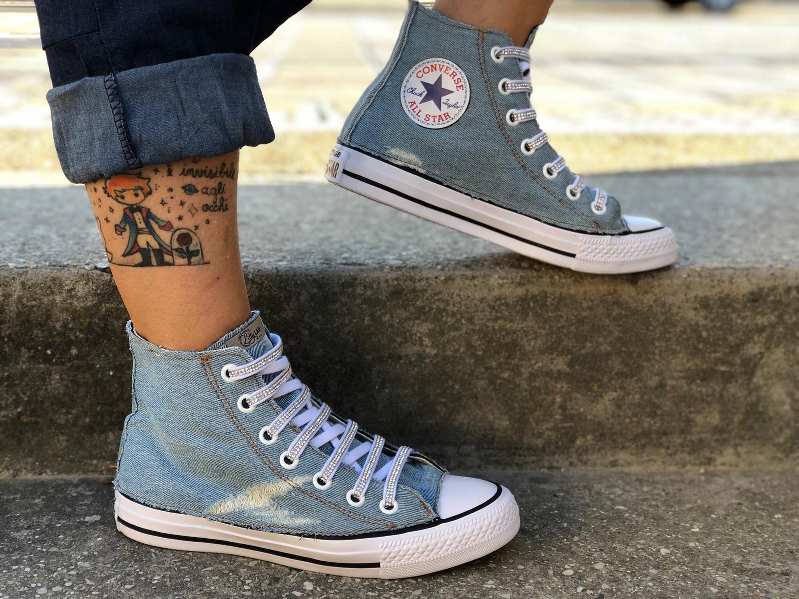 Converse All Star Custom Jeans Deluxe | LillyLab Laboratorio Creativo