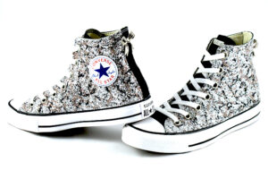 Converse All-Star Custom Glitter Effetto Marmo