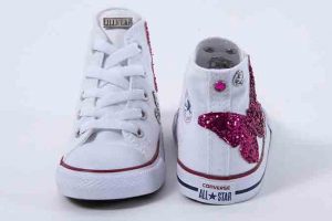 Converse All Star Custom Bambino Farfalla LLab scarpe personalizzate