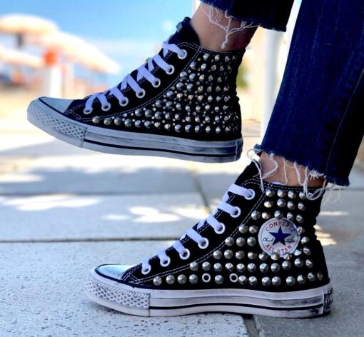 Converse All Star Total Borchie&Strass Black