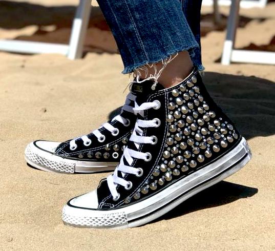 Converse All Star Total Borchie&Strass Black