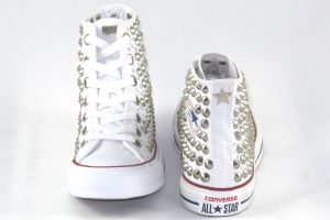 converse borchie e strass