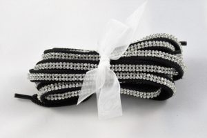 2 Paia Lacci Scarpe Glitter - Treccia Piatta 10 Mm - Per Sportive E Casual - Multiple Lunghezze E Colori - Foto 9