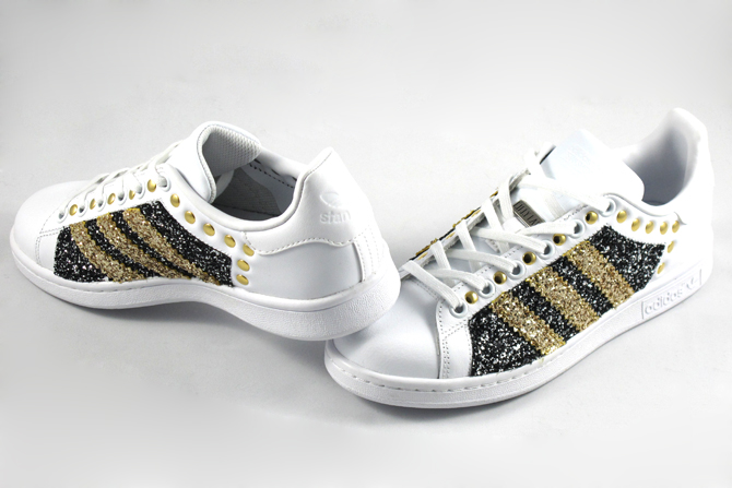 adidas stan smith personalizzate glitter