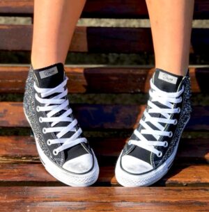 Converse All-Star Glitter Salt & Pepper