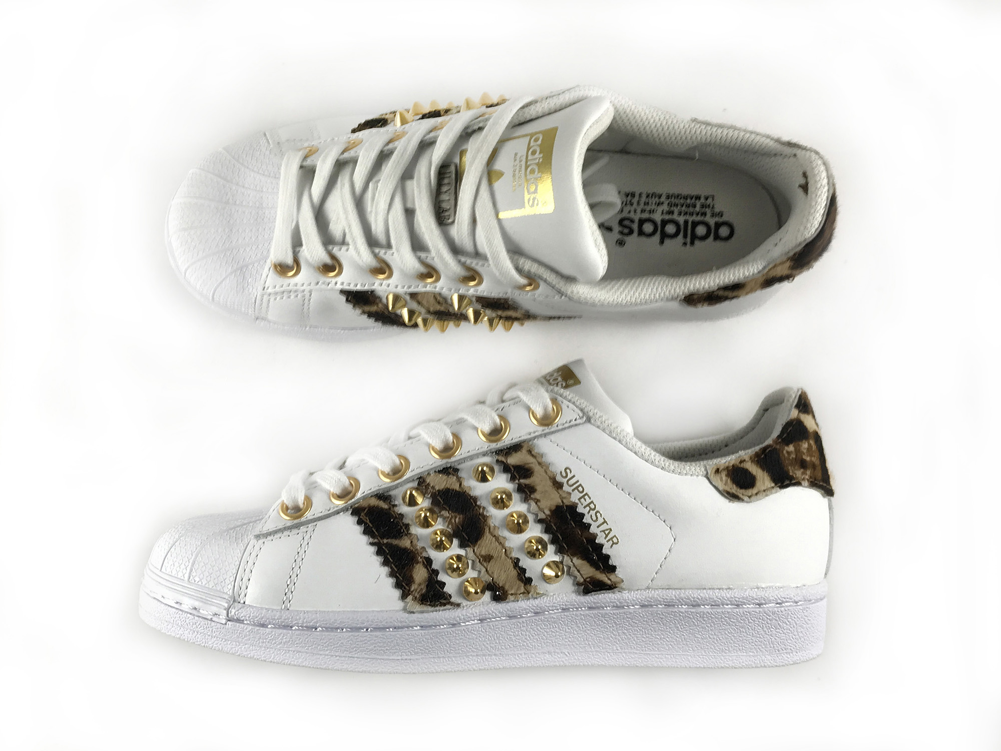 Adidas Superstar Personalizzate Cavallino Maculato بربتوزات اطفال Adidas Superstar Personalizzate Cavallino Maculato بربتوزات اطفال