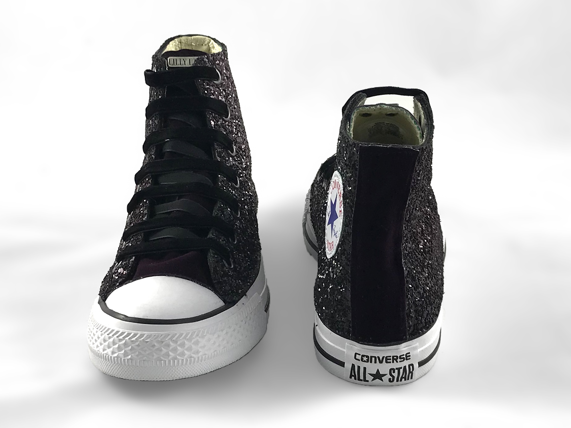 converse nere velluto