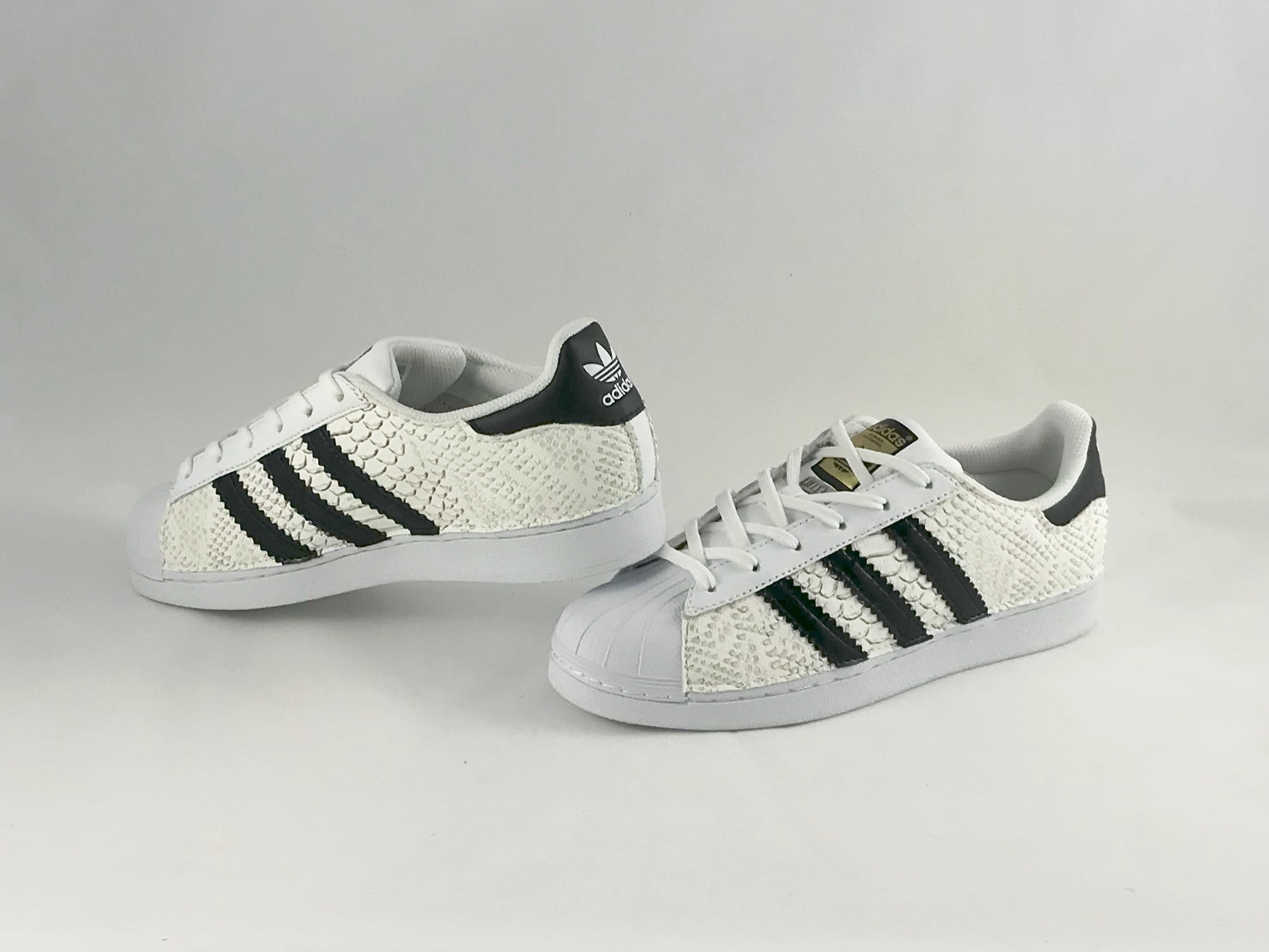 Adidas Superstar Custom Squamato OffWhite LLab scarpe personalizzate