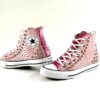 Converse All Star Personalizzate Rettile Rosa