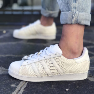 Adidas Personalizzate Sposa Squamato Bianca