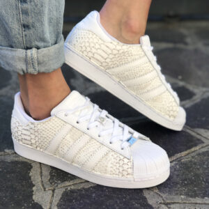 Adidas Personalizzate Sposa Squamato Bianca
