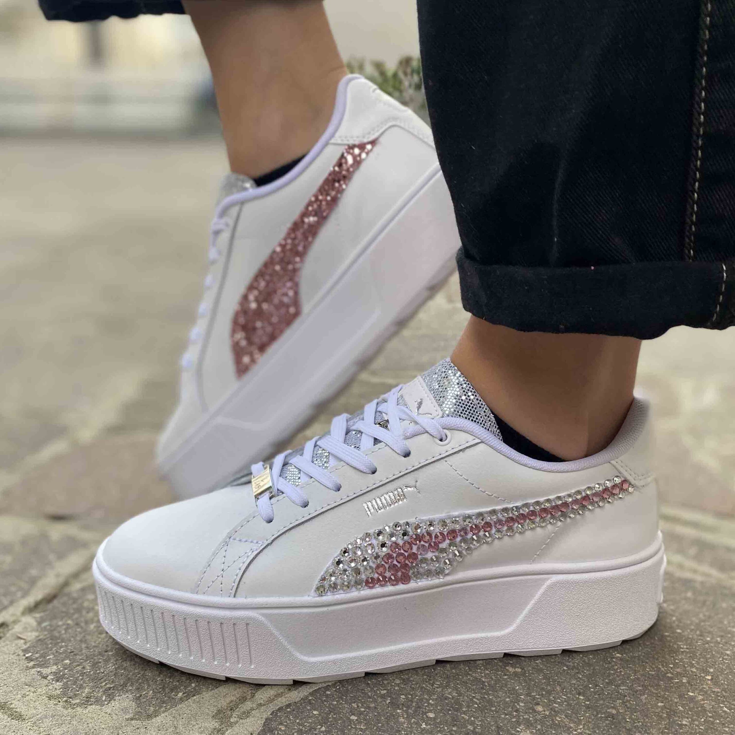 scarpe puma rosa cipria