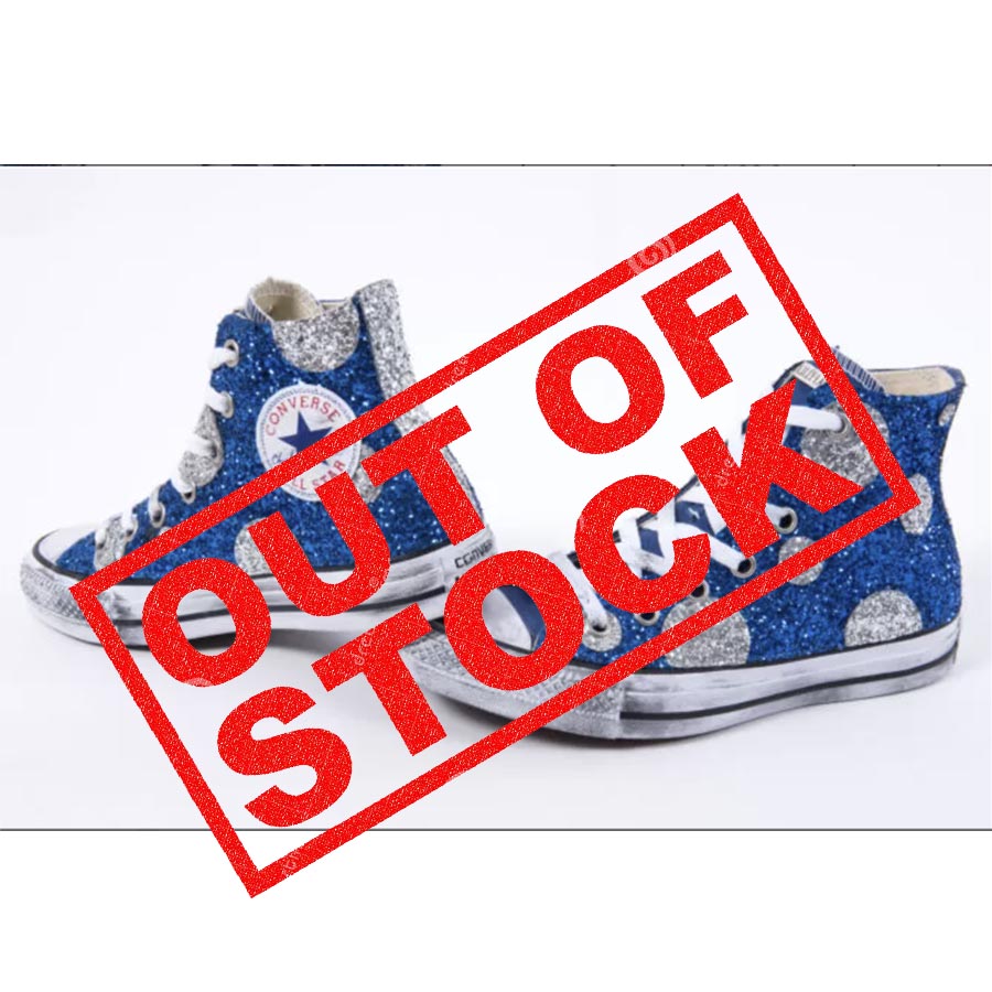 Converse glitter blu outlet