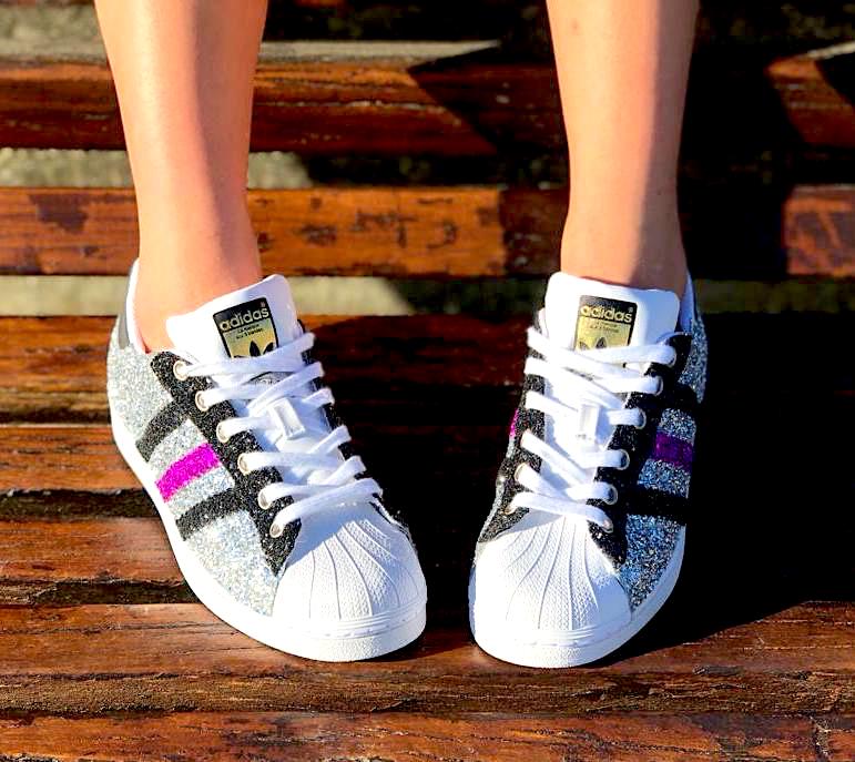 adidas superstar glitter donna argento adidas superstar glitter donna argento