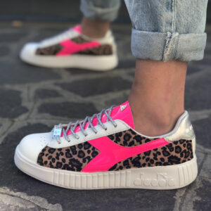 Diadora Personalizzate Game Step Leo Fluo
