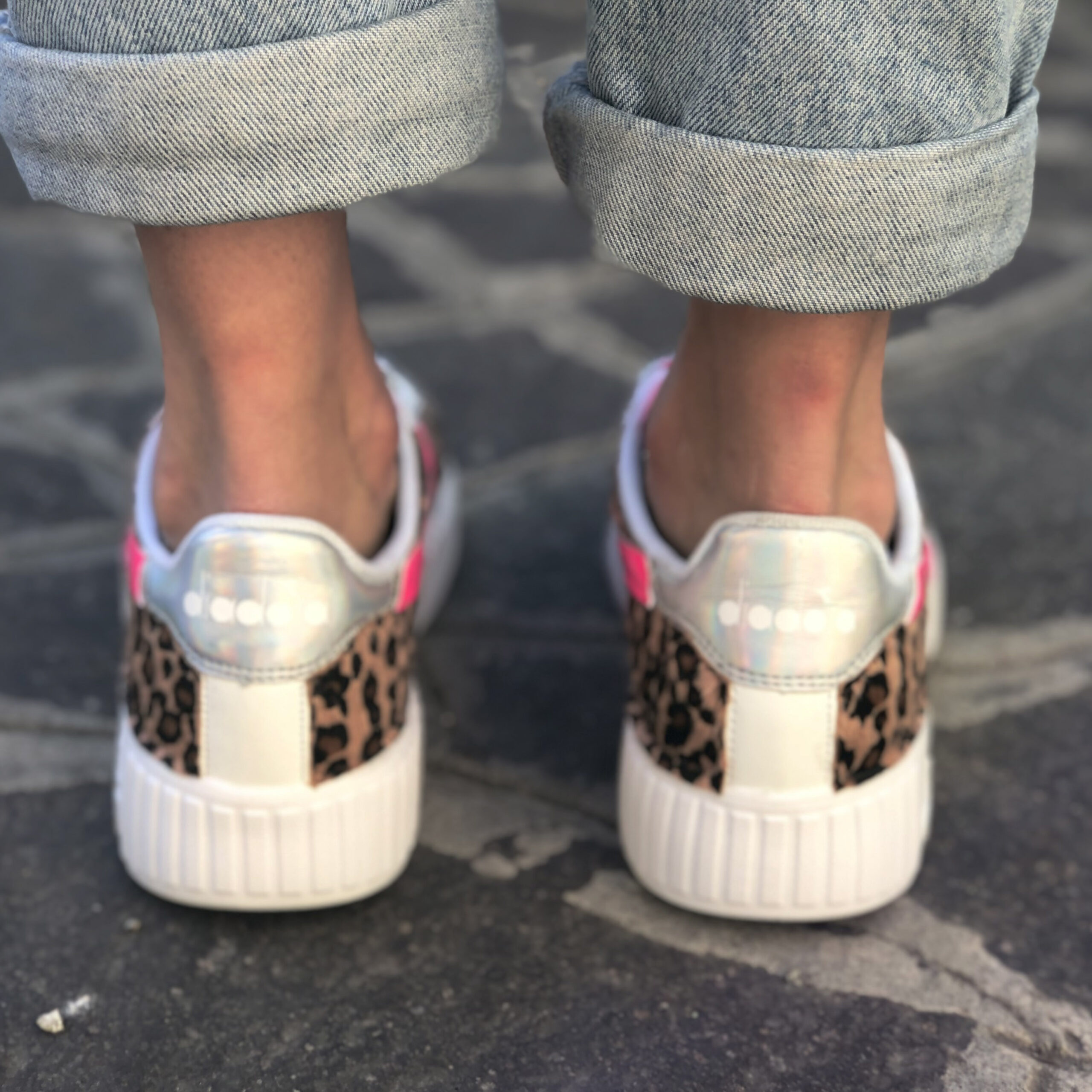Diadora Personalizzate Game Step Leo Fluo