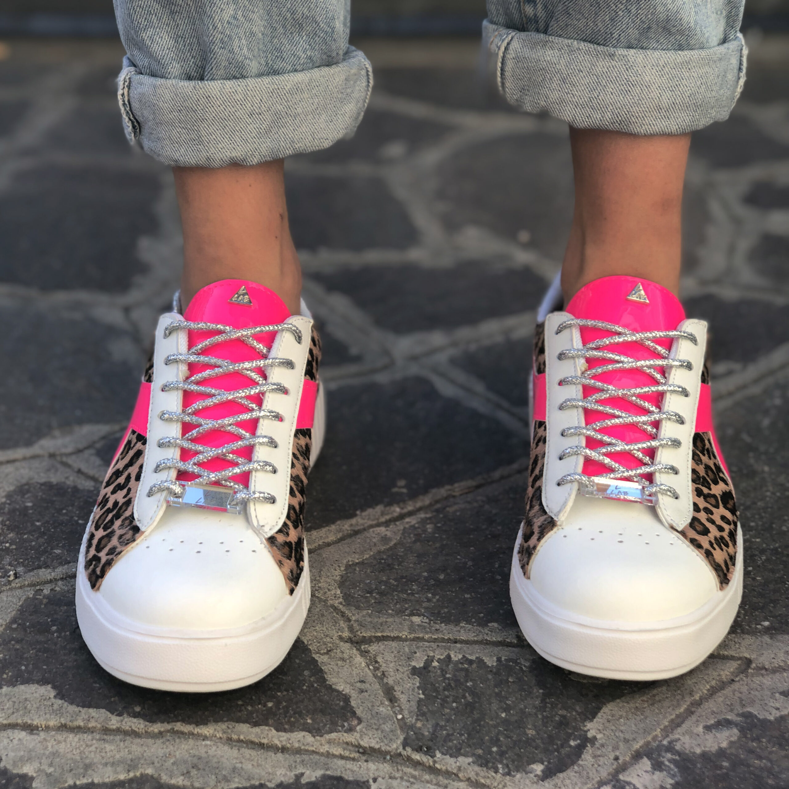 Diadora Personalizzate Game Step Leo Fluo