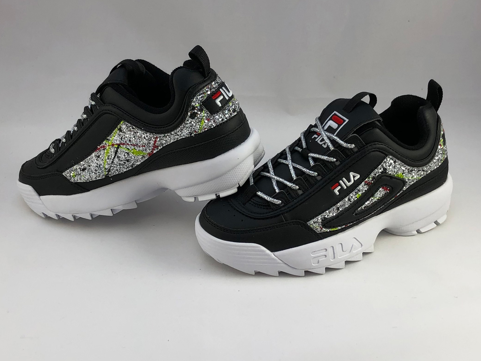 scarpe fila brillantinate