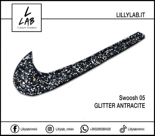 Nike Swoosh | 05 - Glitter Antracite