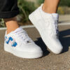 Nike Air Force One Custom Dipinte A Mano Blue Dragon