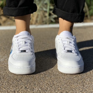 Nike Air Force One Custom Dipinte A Mano Blue Dragon