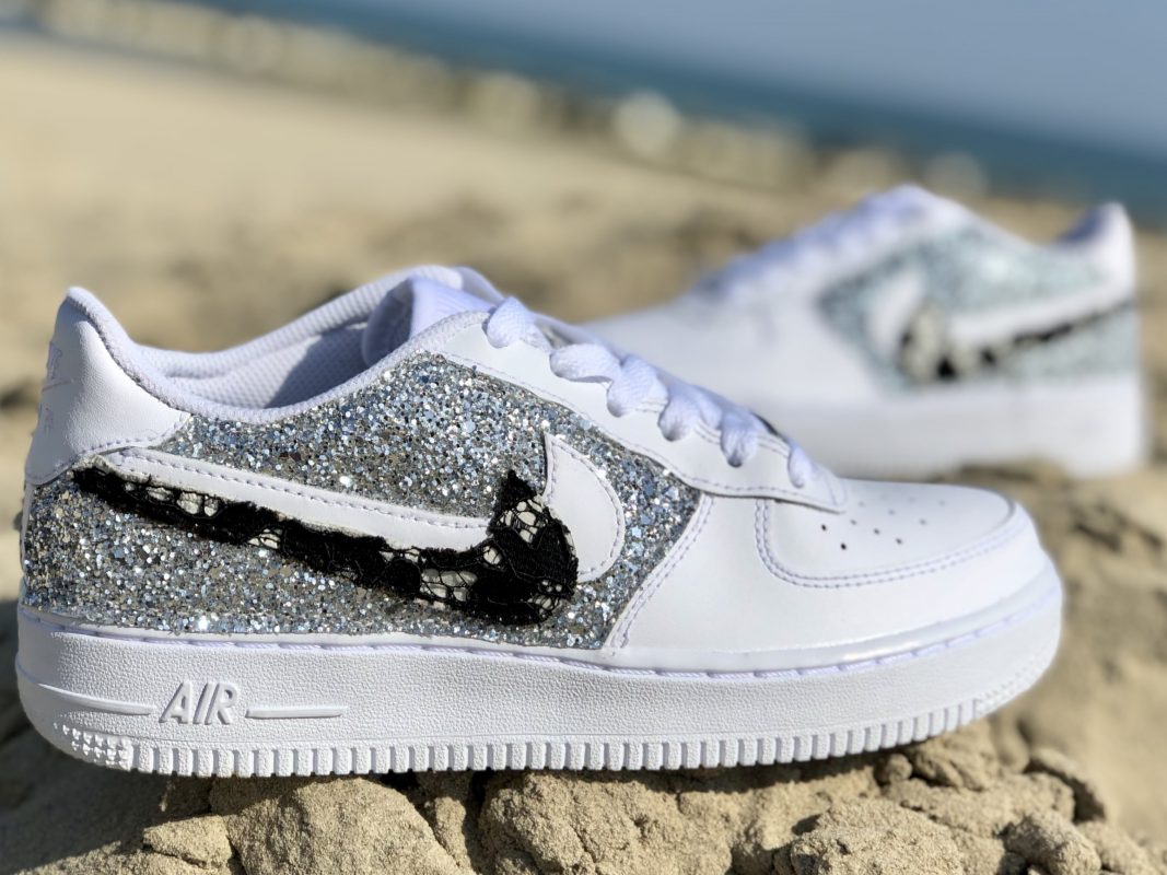 nike air force one glitter