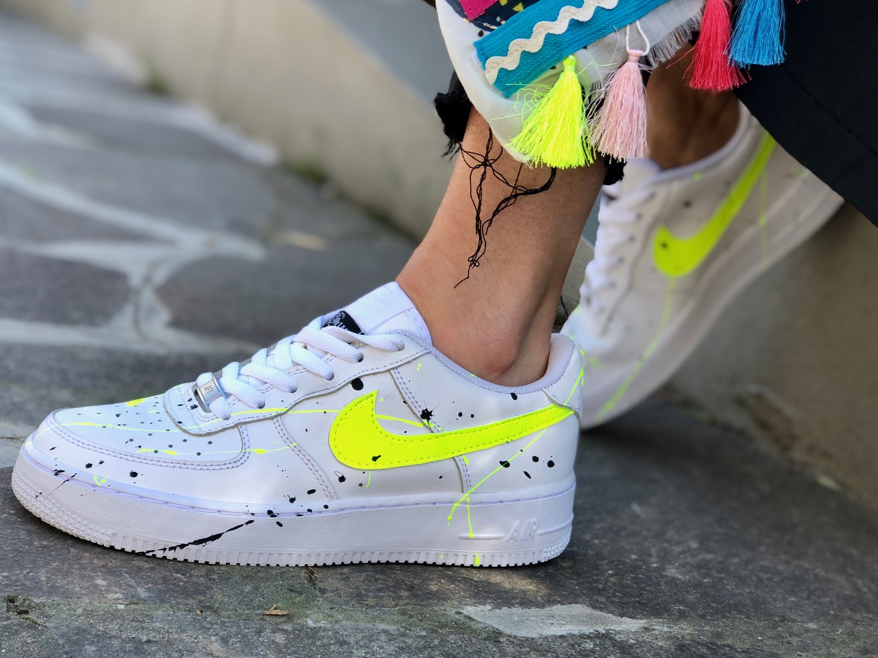 air force 1 uomo gialle fluo
