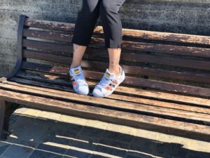Adidas Superstar Dirty Glitter Fluo Orange & Black