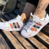 Adidas Superstar Dirty Glitter Fluo Orange & Black