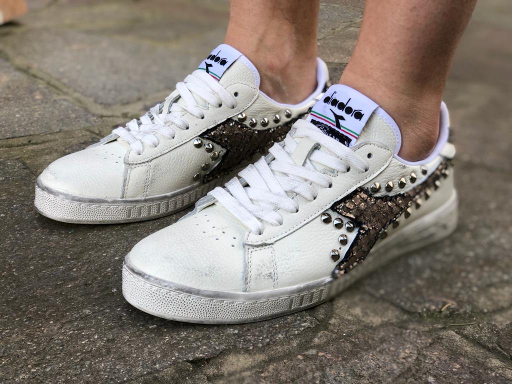 diadora game low borchie