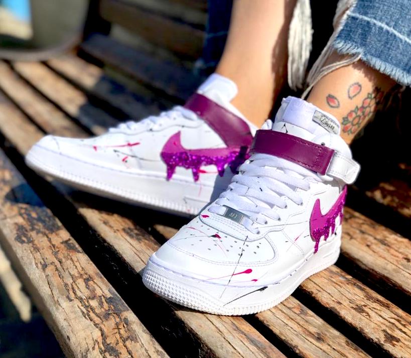 purple rain air force ones