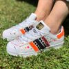 ADIDAS Superstar Three Stripes Dirty Glitter Fluo Black & Orange