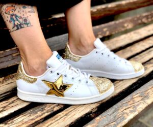 Stan smith con stella glitter hotsell