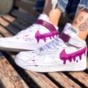 Nike Air Force One Custom MID Purple Rain