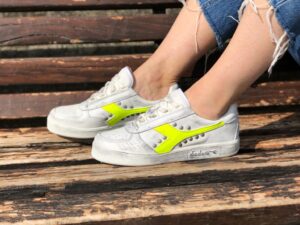 DIADORA B ELITE DIRTY BAFFO GIALLO