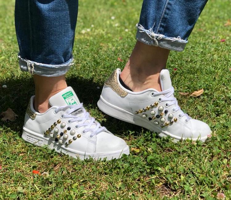 ADIDAS STAN SMITH STUDS & PEARLS
