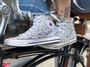 Converse All Star Silver Chain