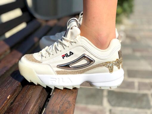 Fila Personalizzate Disruptor Lurex Oro "Mush Mallow"