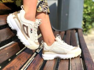 Fila Personalizzate Disruptor Lurex Oro 