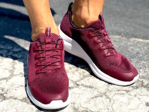 SKECHERS Rossa Memory Foam LLab scarpe personalizzate