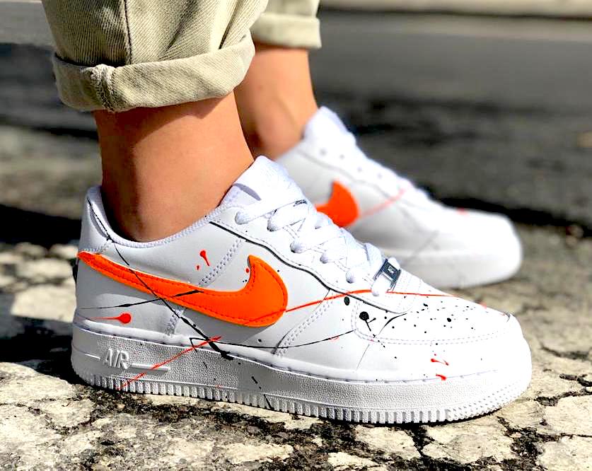 air force nere arancioni