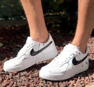 Nike Air Force One Custom Dirty Baffo Pitonato