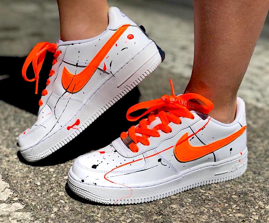 nike air force one arancioni