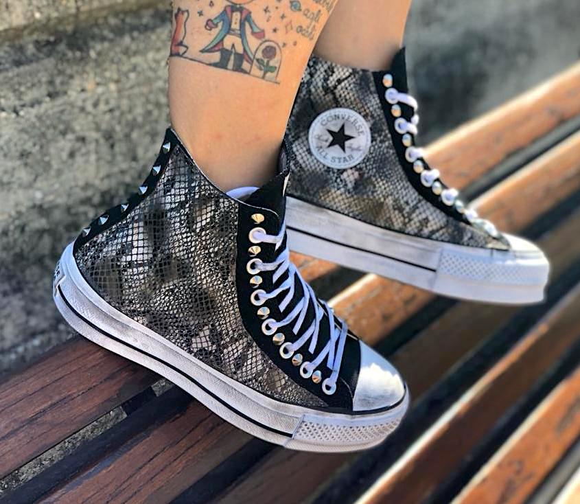 Converse All Star Custom Eco Pitone | Lillylab scarpe personalizzate