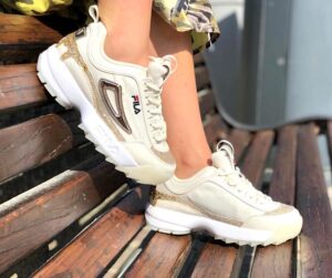 Fila Personalizzate Disruptor Lurex Oro 