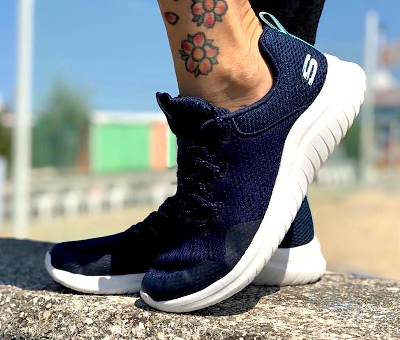 SKECHERS Blu Memory Foam LLab scarpe personalizzate